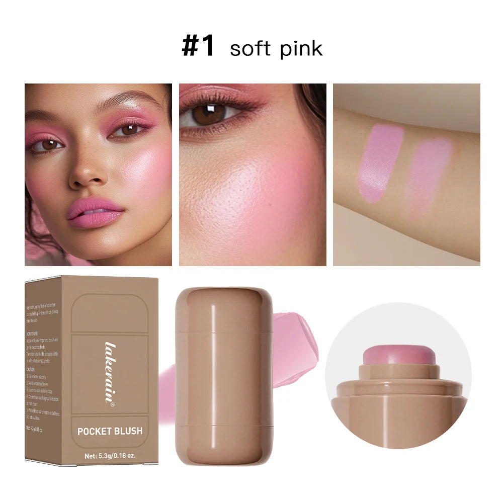 Multi-Use Blush Stick for Lips and Cheeks