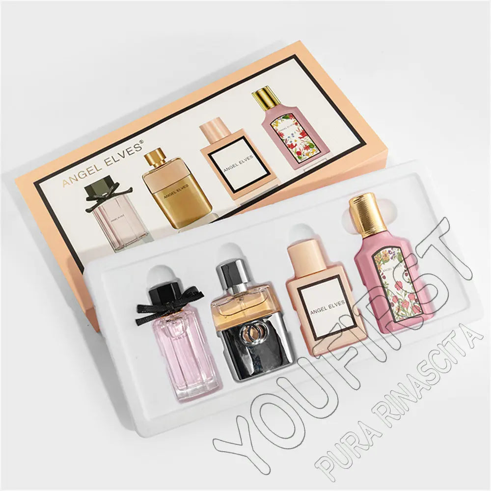 YOUFIRST Women's Floral Perfume Gift Set, 4 x 30ml
