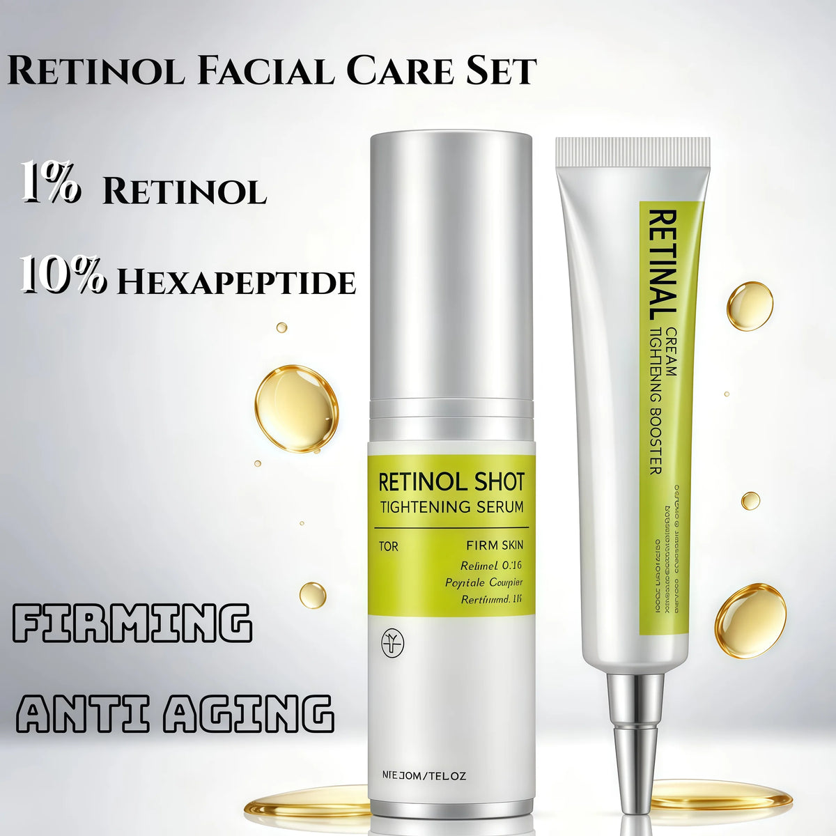 Retinal Tightening Serum and Firming Eye Cream