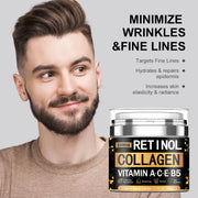 Men's Retinol and Vitamin C Moisturizing Cream, 50ml