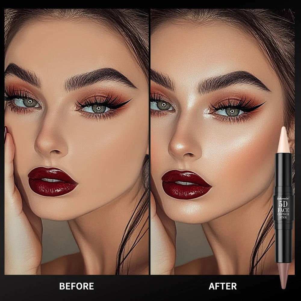Dual-Ended Contour and Highlighter Stick