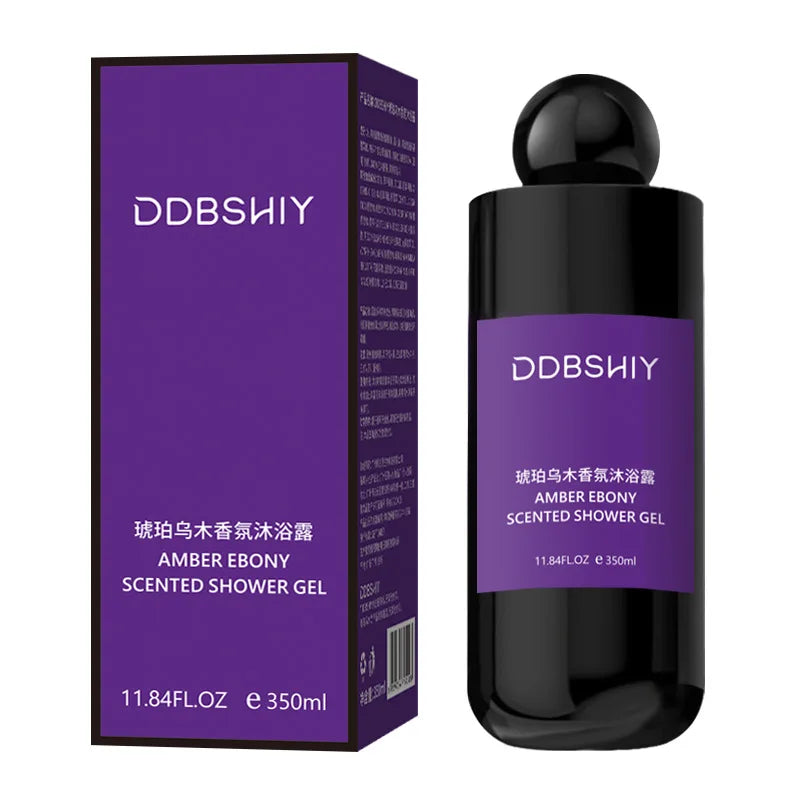 French Amber and Ebony Fragrance Shower Gel, 11.84 fl oz