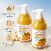 Niacinamide and Turmeric Scrub Shower Gel, 520ml