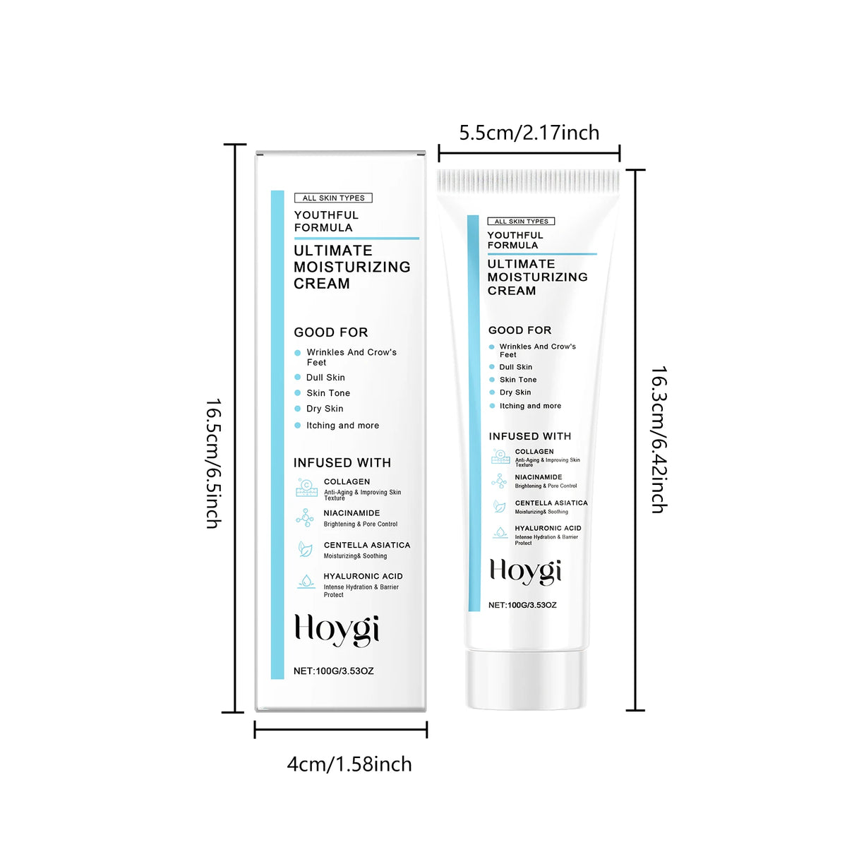 Centella and Hyaluronic Acid Moisturizing Cream