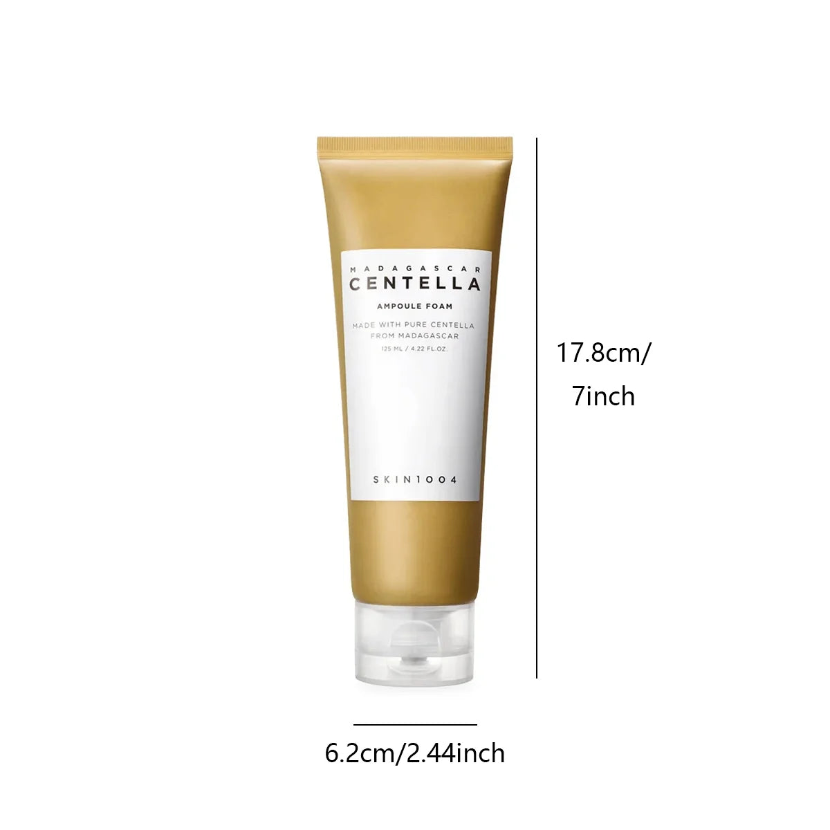 SKIN1004 Madagascar Centella Ampoule Foam Cleanser, 125ml