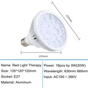 Infrastar E27 Red Light Therapy Bulb