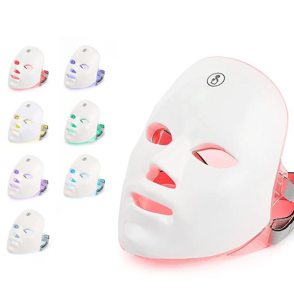 Foreverlily 7-Color LED Face and Neck Mask