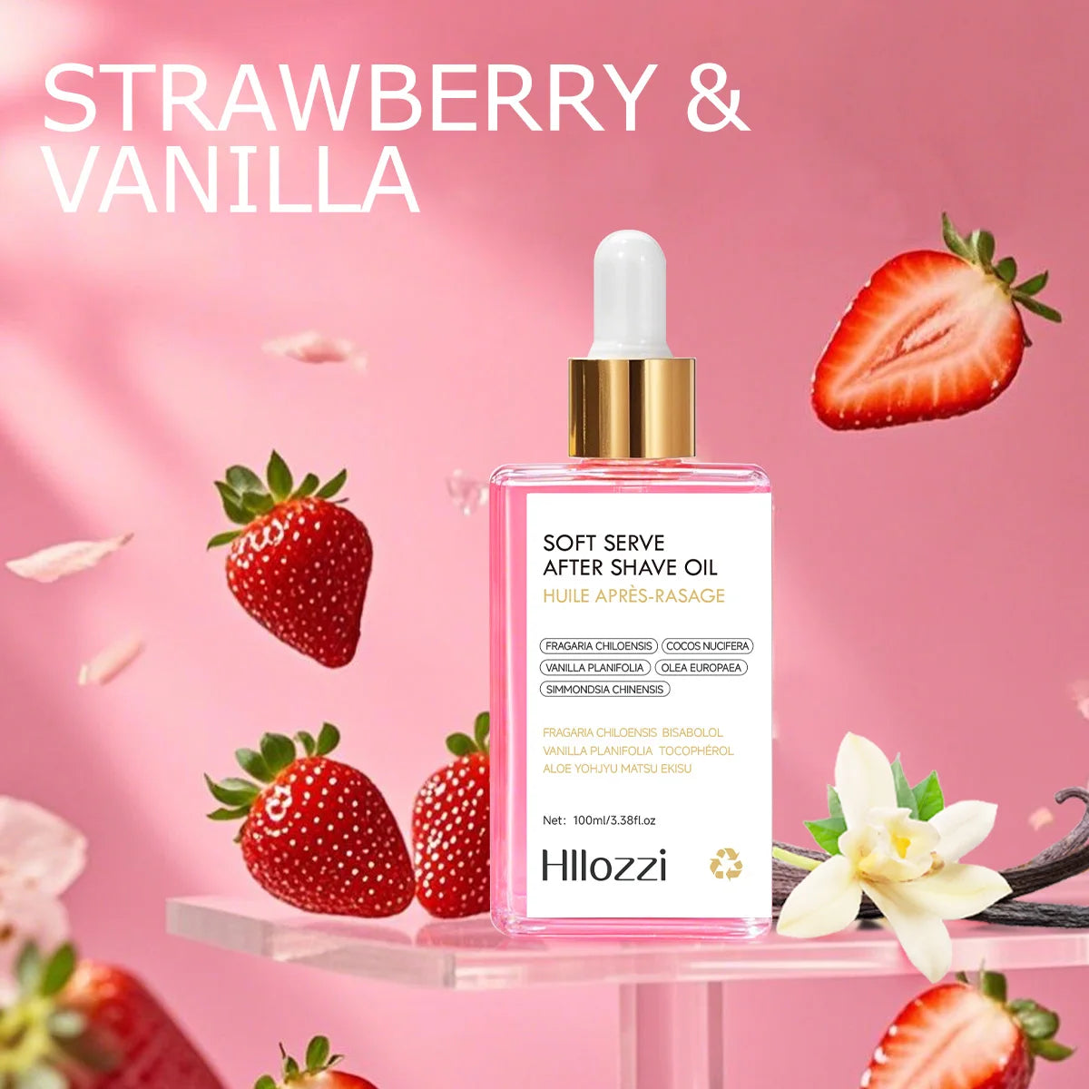 Strawberry After-Shave Oil, 100ml