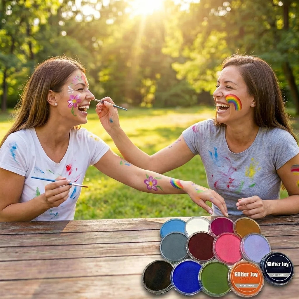Phthalocyanine Blue Water-Activated Face and Body Paint, 30 g