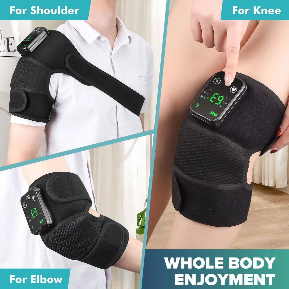 Heated Knee and Joint Massager with Vibration