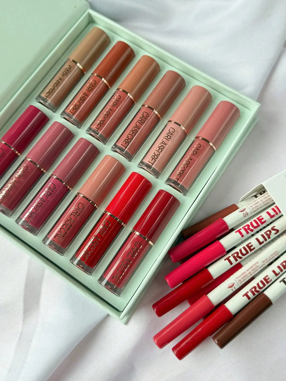 12-Piece Matte Liquid Lipstick and Lip Liner Set