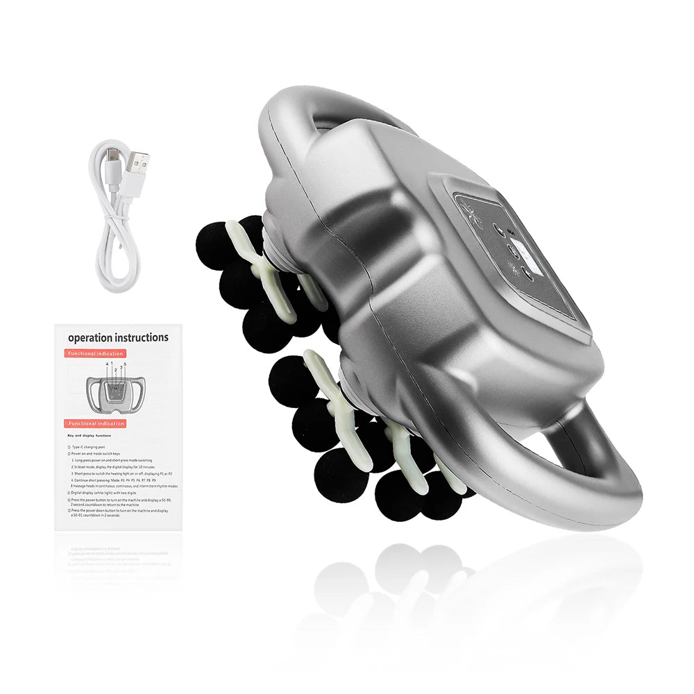 24-Head Fascia Massage Gun with 9 Modes