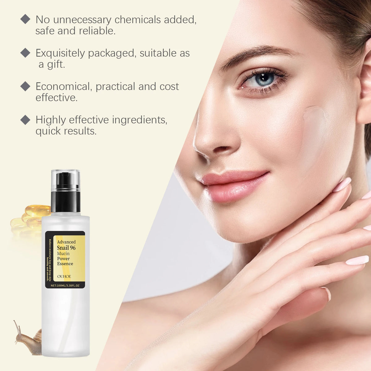 OUHOE Advanced Snail Mucin Essence