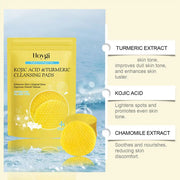 Turmeric and Kojic Acid Cleansing Pads, 40 or 50 Pieces