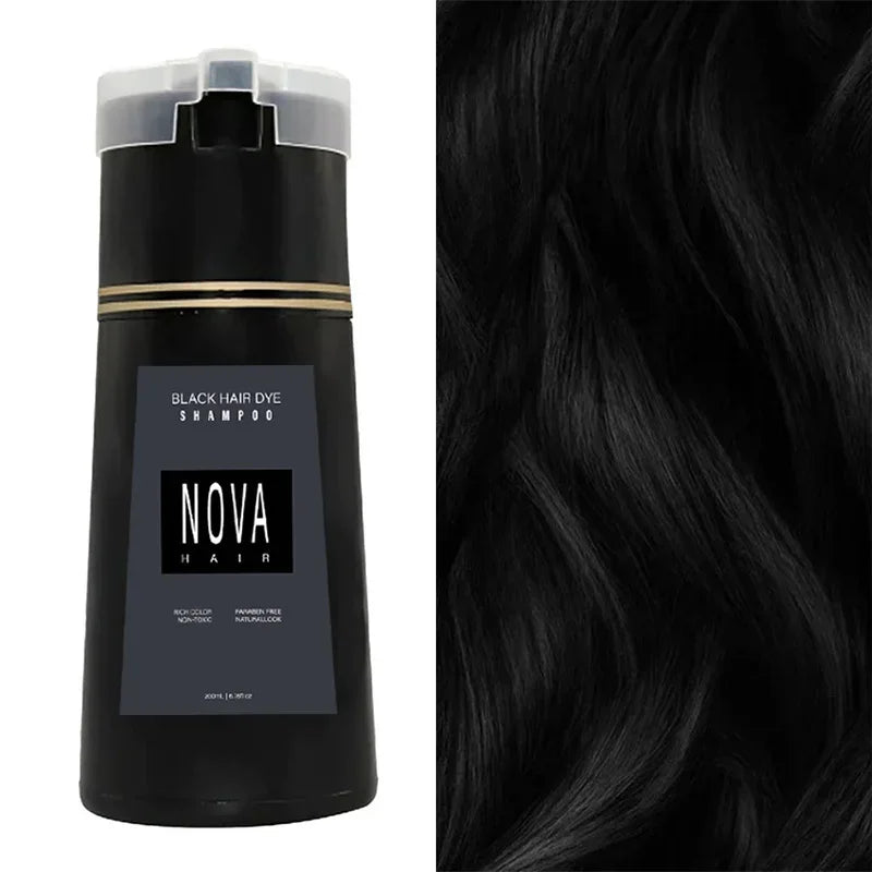 NOVA 3-in-1 Hair Color Shampoo, 200ml