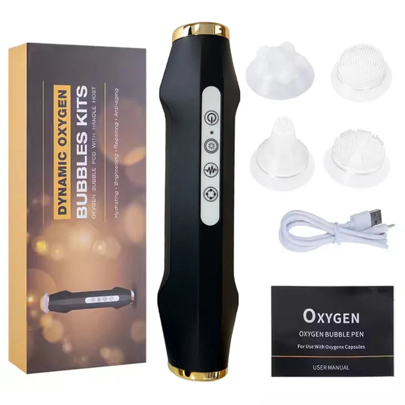 Vilnason Portable CO2 Oxygen Bubble Facial Pen