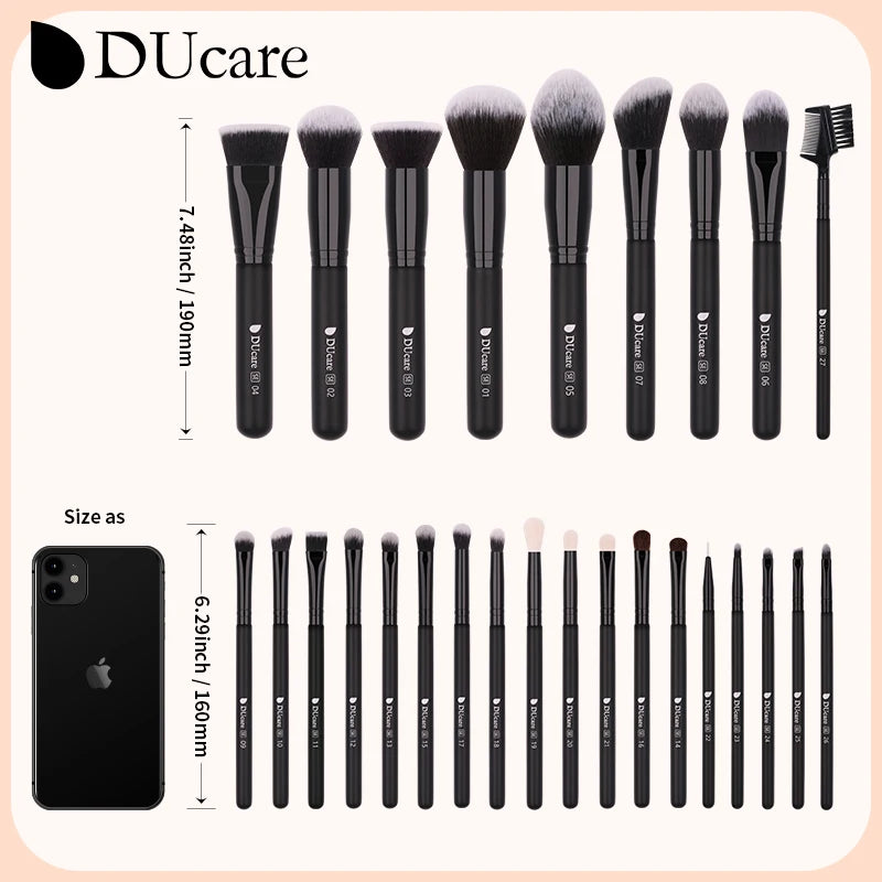 DUcare Makeup Brush Set, 8 to 32 Pieces
