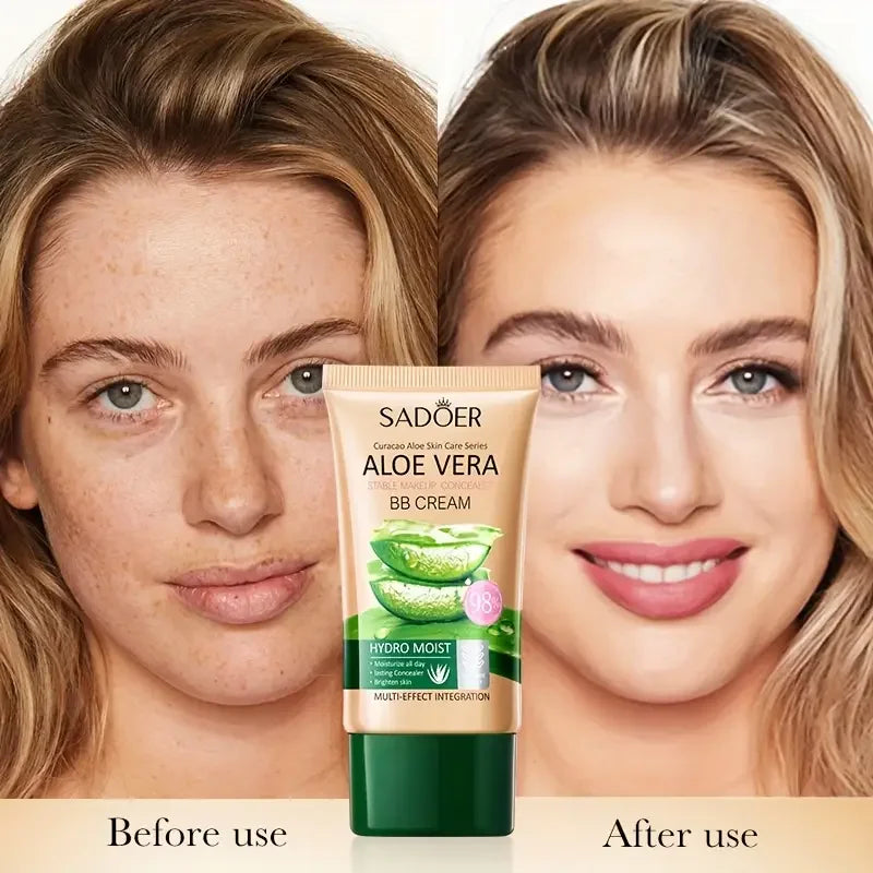 Aloe Vera BB Cream Foundation, Full Coverage