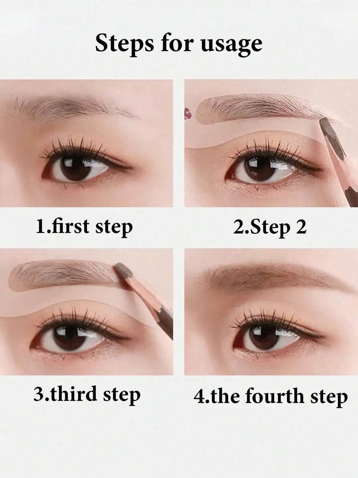 24-Piece Eyebrow Shaping Stencil Set