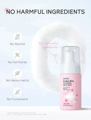LAIKOU Japan Sakura Facial Cleansing Mousse, 100 ml