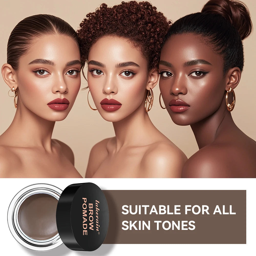 Waterproof Eyebrow Pomade with Brush