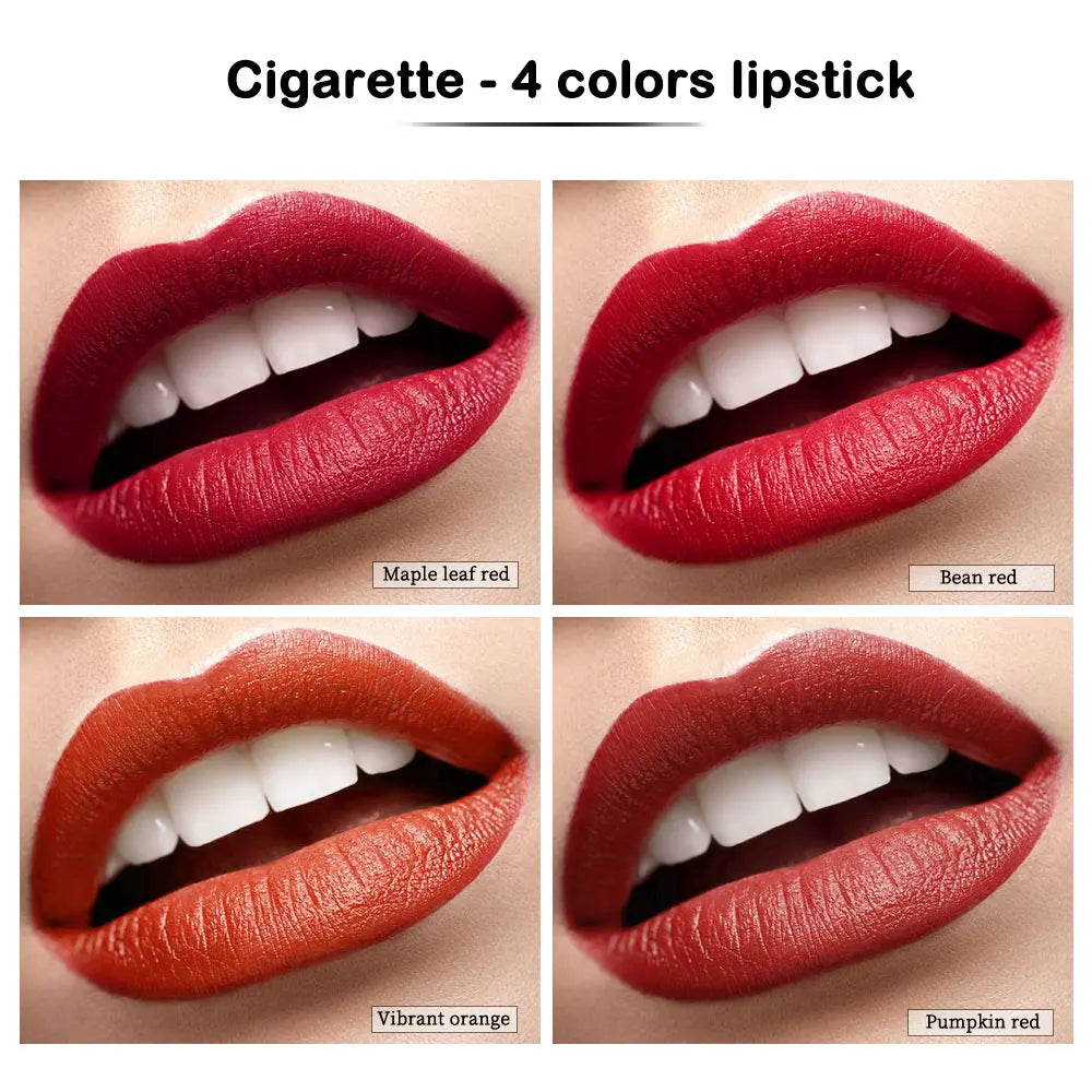 4-Piece Cigarette-Shaped Lipstick Set