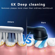 Rechargeable Rotary Electric Toothbrush with Timer and Multiple Modes
