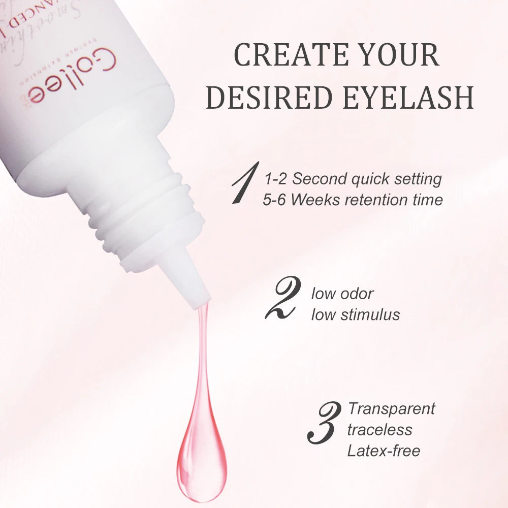 Gollee Eyelash Extension Adhesive, Fast-Drying