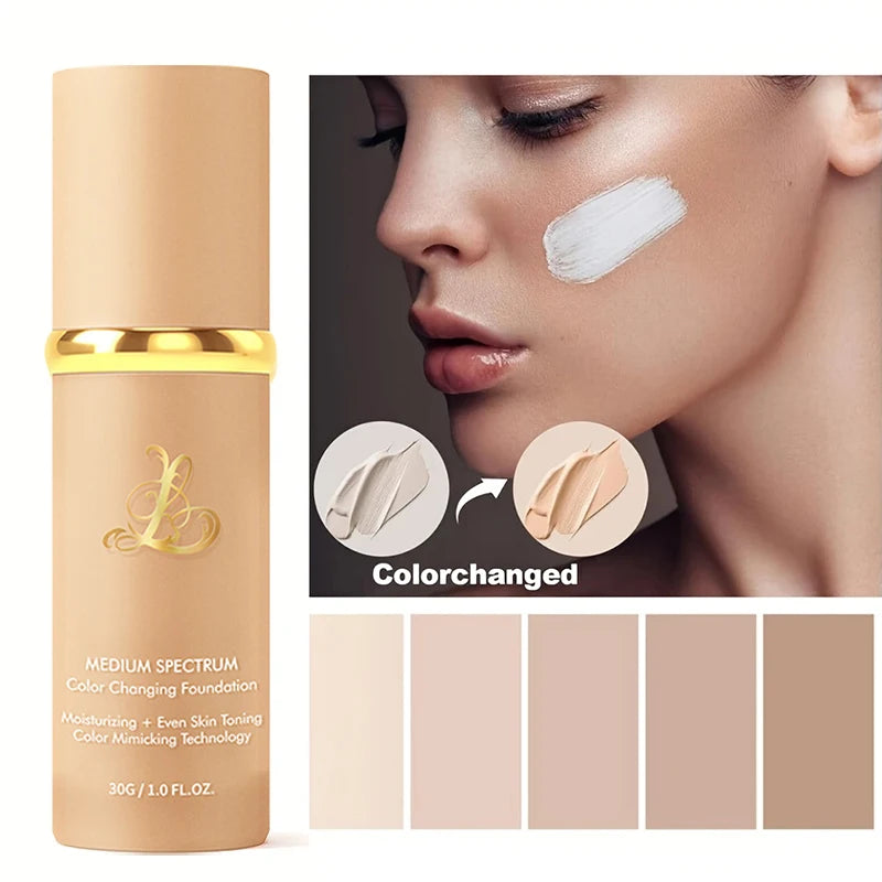 4-in-1 Color-Changing Liquid Foundation with SPF50+