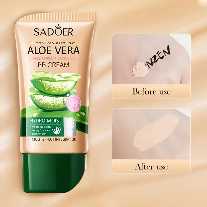 Aloe Vera BB Cream Foundation, Full Coverage