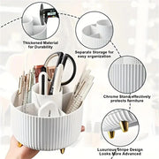 360° Rotating Makeup Organizer, 5 Compartments