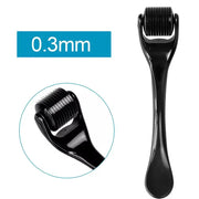 2-Piece Facial Contour Brush and Derma Roller Set