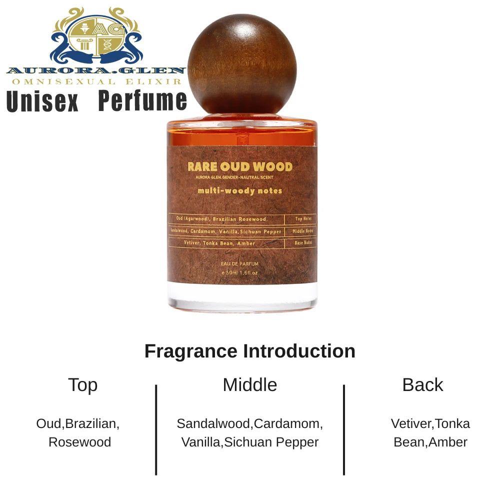 Rare Oud Unisex Woody Perfume, 50ml