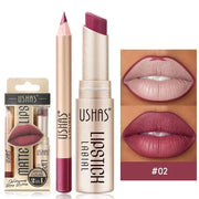 SAKSRAAR 2-in-1 Matte Lipstick and Lip Liner Set
