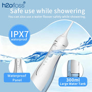 H2ofloss Rechargeable Water Flosser, 300ml, 5 Modes