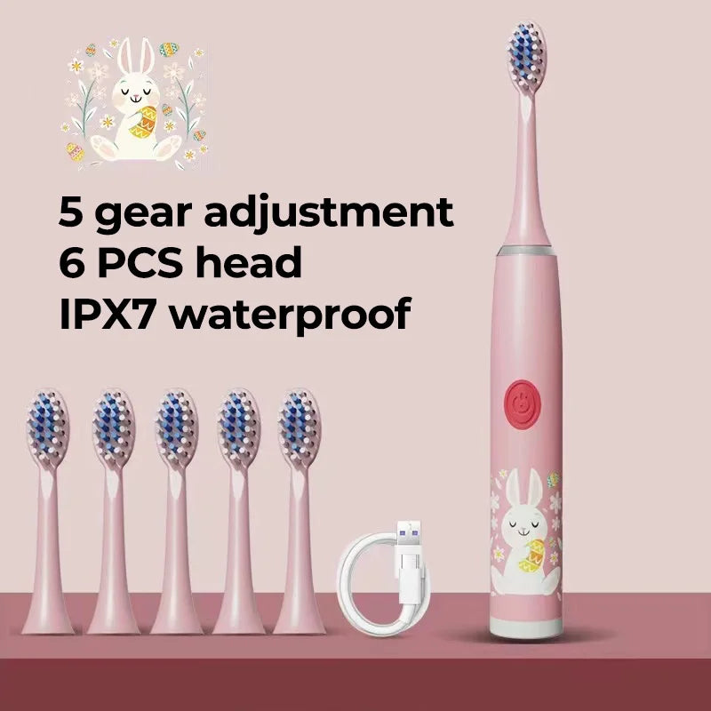 Toothink Rechargeable Electric Toothbrush for Children