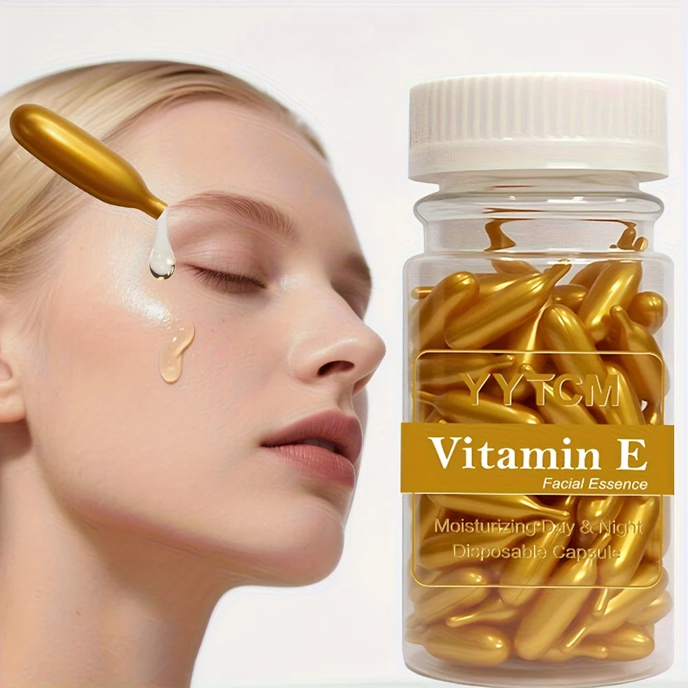 Vitamin E Facial Serum Capsules, 90 Capsules