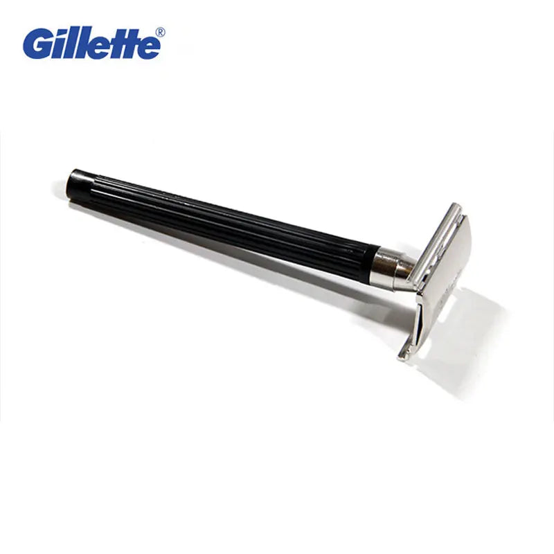 Gillette Super Blue Straight Razor with Stainless Steel Blades