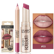 SAKSRAAR 2-in-1 Matte Lipstick and Lip Liner Set