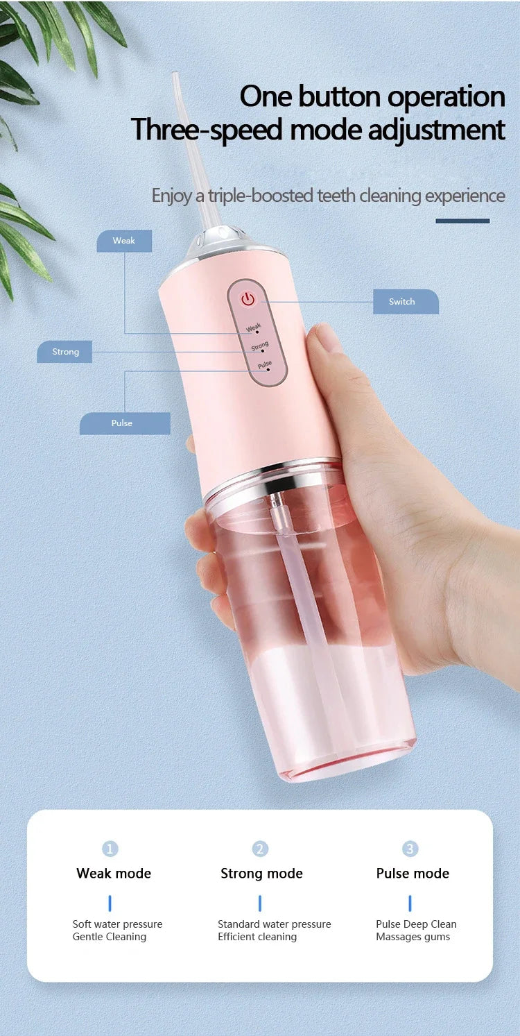 Rechargeable Oral Irrigator Water Flosser