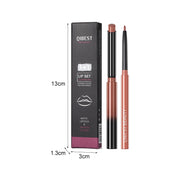 QIBEST Lipstick and Lip Liner Set