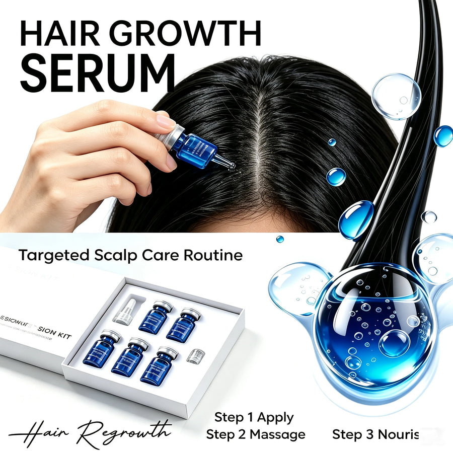 Microneedle Scalp Care Kit with Nourishing Serum
