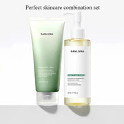 SANLIVNA Heartleaf Facial Cleanser and Cleansing Oil Set