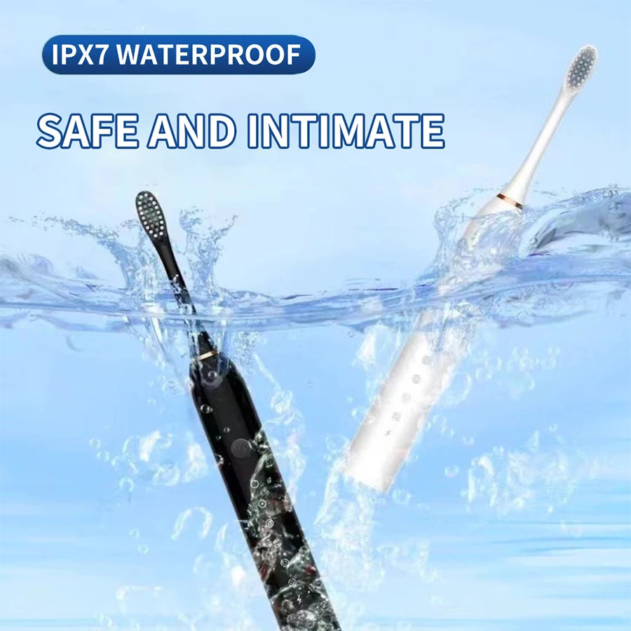 Ultrasonic Electric Toothbrush with 6 Speed Modes