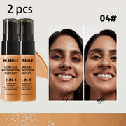 2-in-1 Oil-Control Liquid Foundation and Concealer