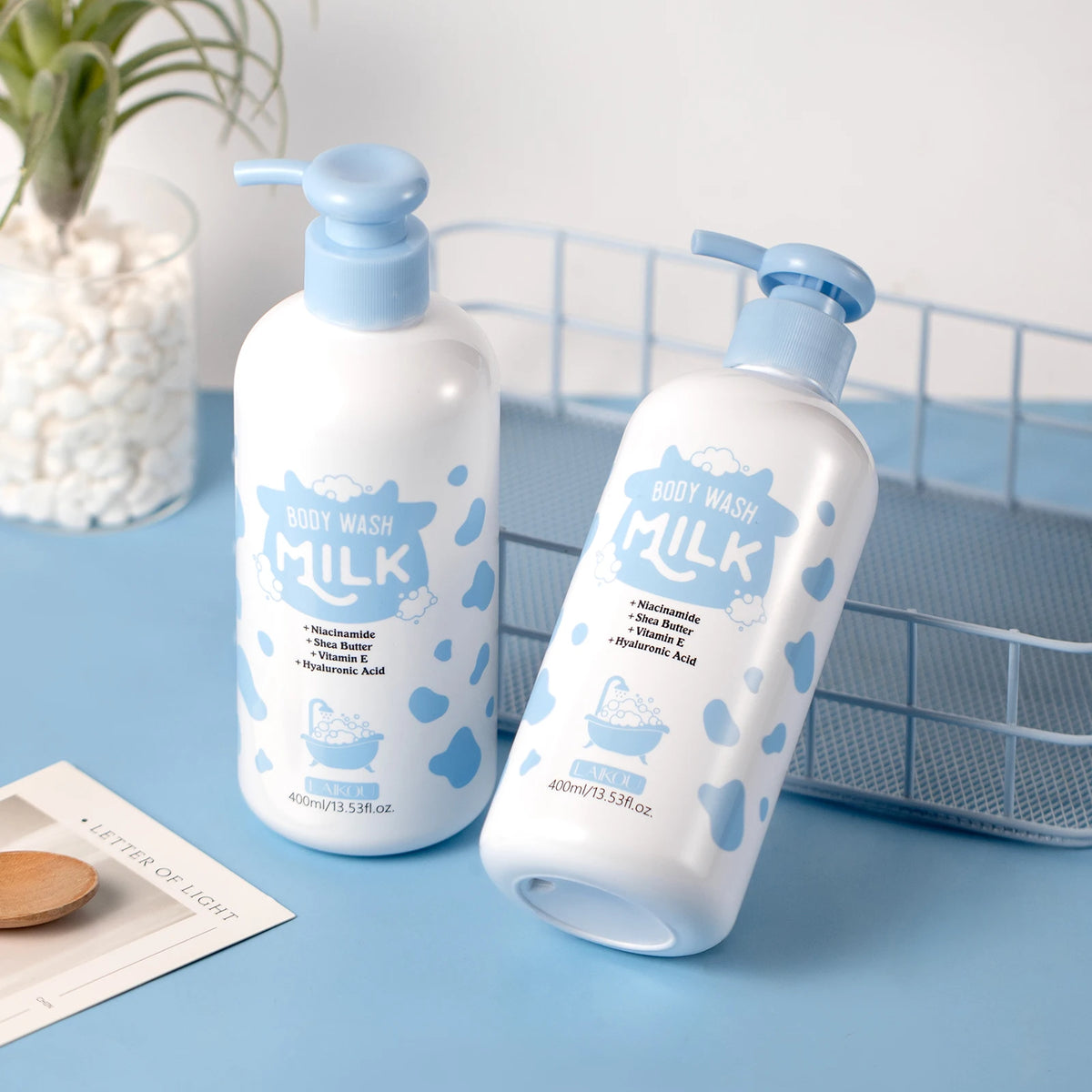LAIKOU Milk Body Wash, 400ml