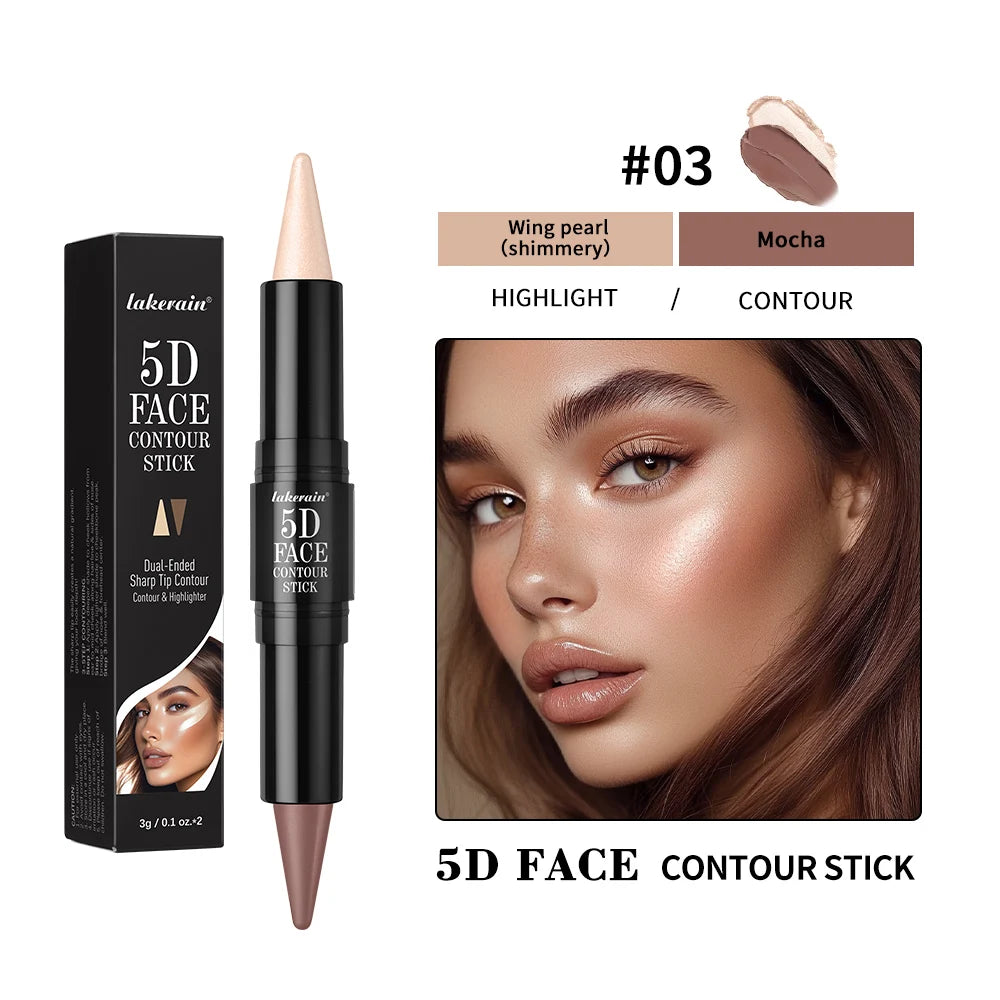Dual-Ended Contour and Highlighter Stick