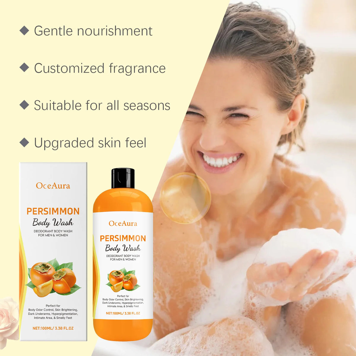 Persimmon Body Wash Gel