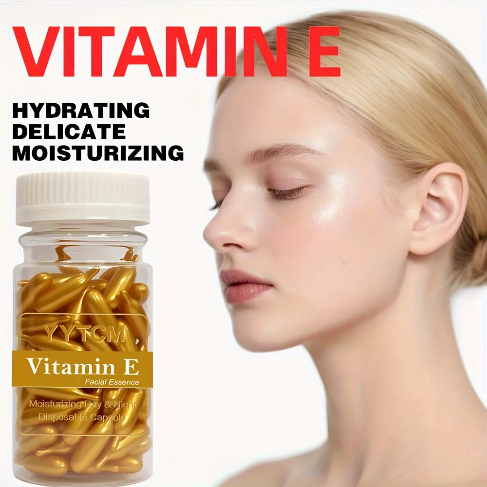 Vitamin E Facial Serum Capsules, 90 Capsules
