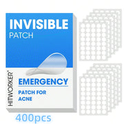 Invisible Hydrocolloid Acne Patches, 180 to 400 Pieces